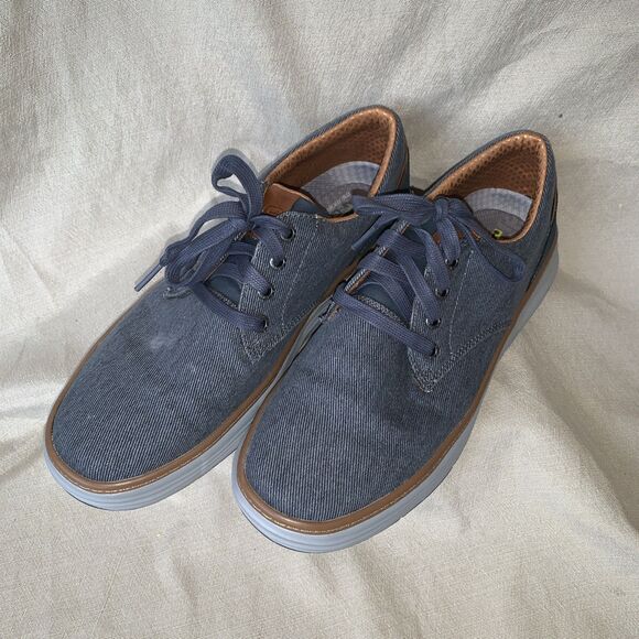 NWOB SKECHERS CLASSIC FIT AIR COOLED MEMORY FOAM SNEAKERS Shoes Sz10 Blue grey